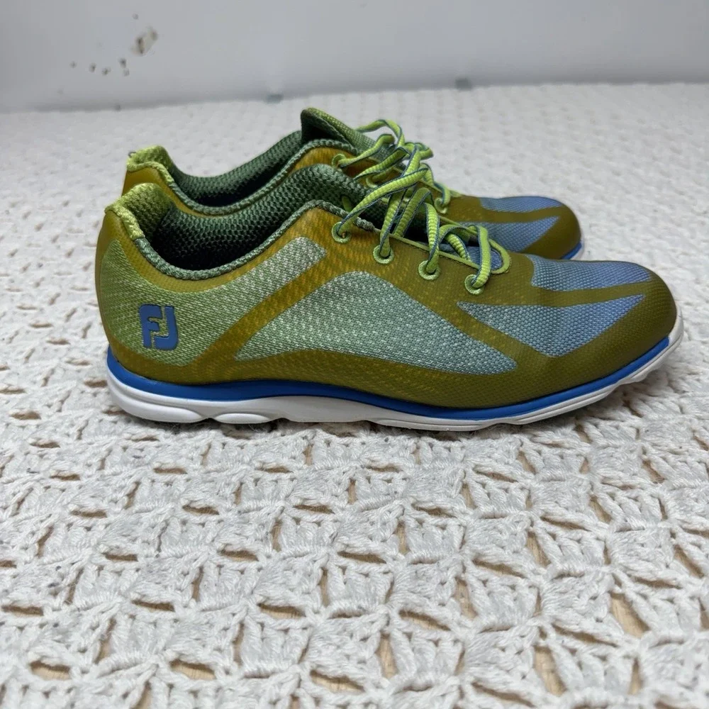 FootJoy Golf Shoes Multicolor Soft Cleats Men 9 M Low Top Greens Course PGA Club